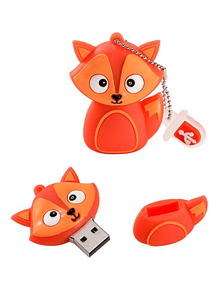 Pendriver Usb 2.0 Jaster Zorro Rojo 64gb 