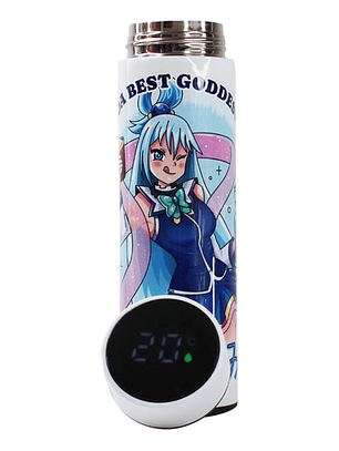 Termo Digital Inteligente Aqua Konosuba 473ml