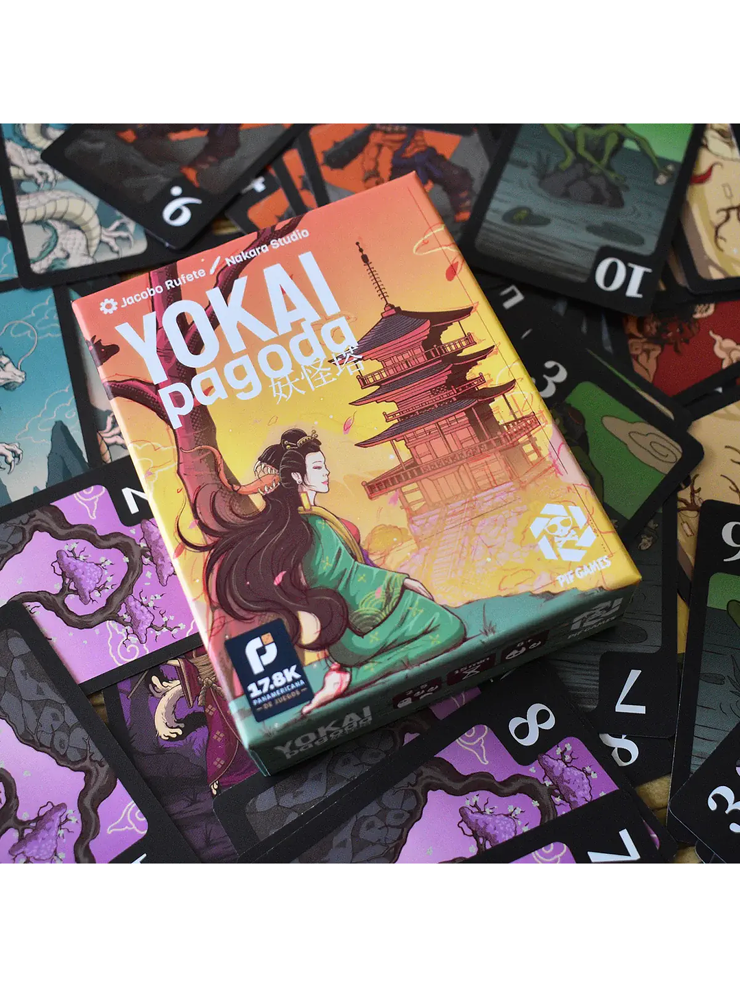 Juego de mesa Yokai Pagoda 4