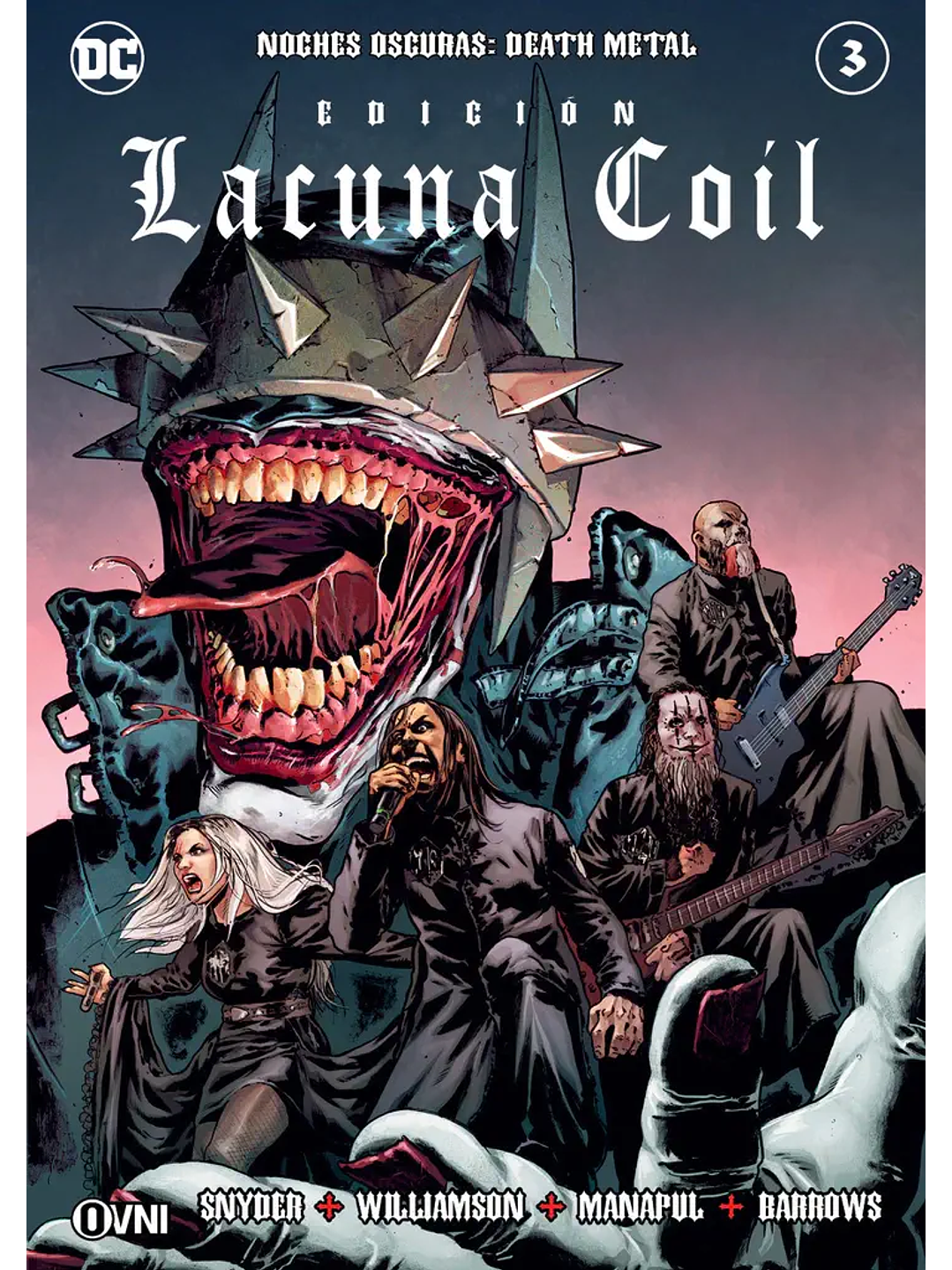 Comic Batman Noches Oscuras Death Metal Tomo 03 Portada Alternativa 1
