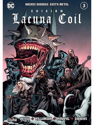 Comic Batman Noches Oscuras Death Metal Tomo 03 Portada Alternativa