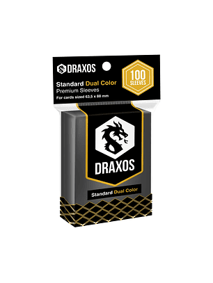 Protectores de Cartas Standard Dual Color Black 63,5x88mm