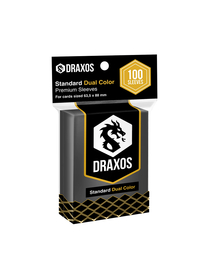 Protectores de Cartas Standard Dual Color Black 63,5x88mm 1