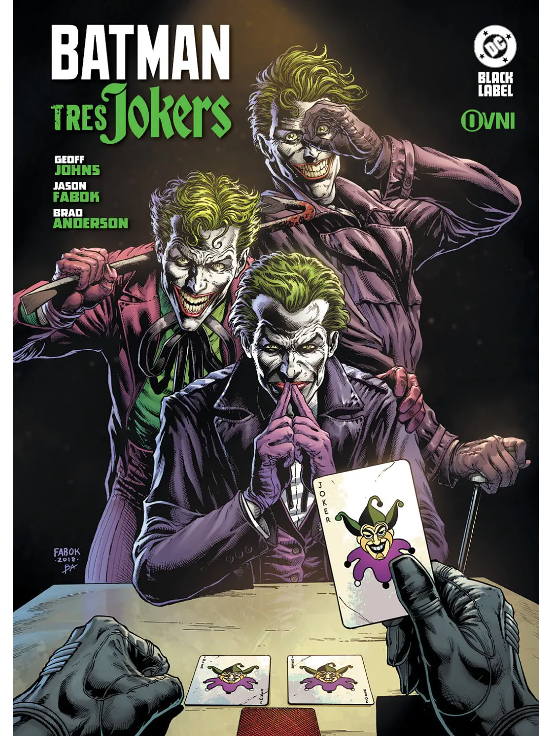 Comic Dc Batman Tres Jokers Edición Deluxe 1