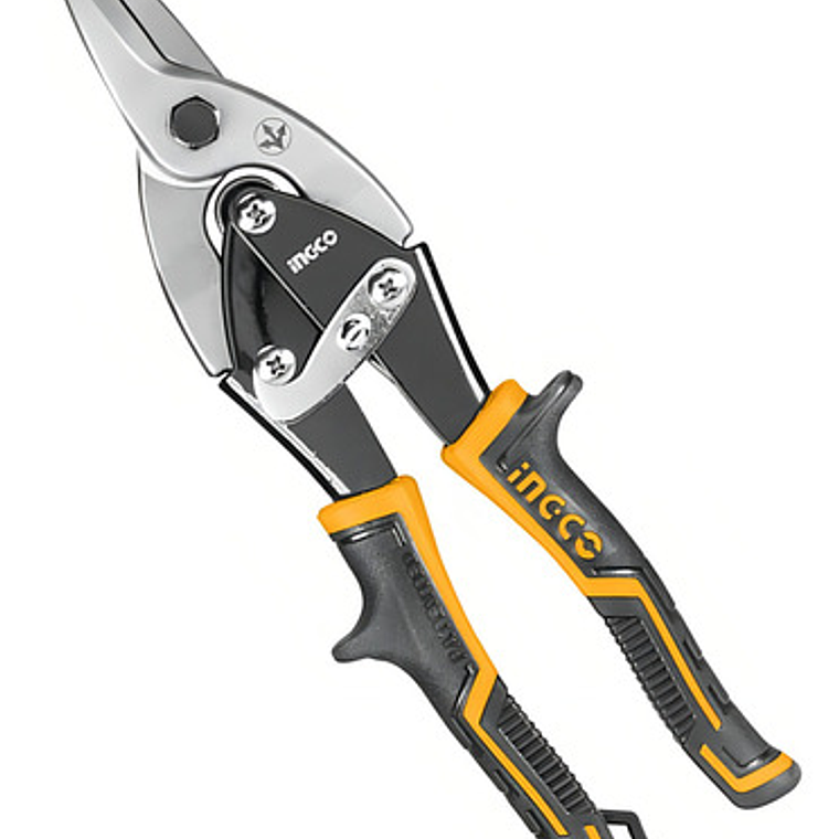 Tijera Corte Aviación Recta Hojalatera 10 Pulgadas Htsn0110s Color Amarillo 1