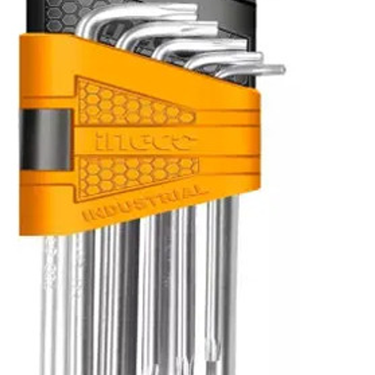 Set Llaves Torx Ingco Industrial 9 Piezas T10-t50 Hhk13091 1