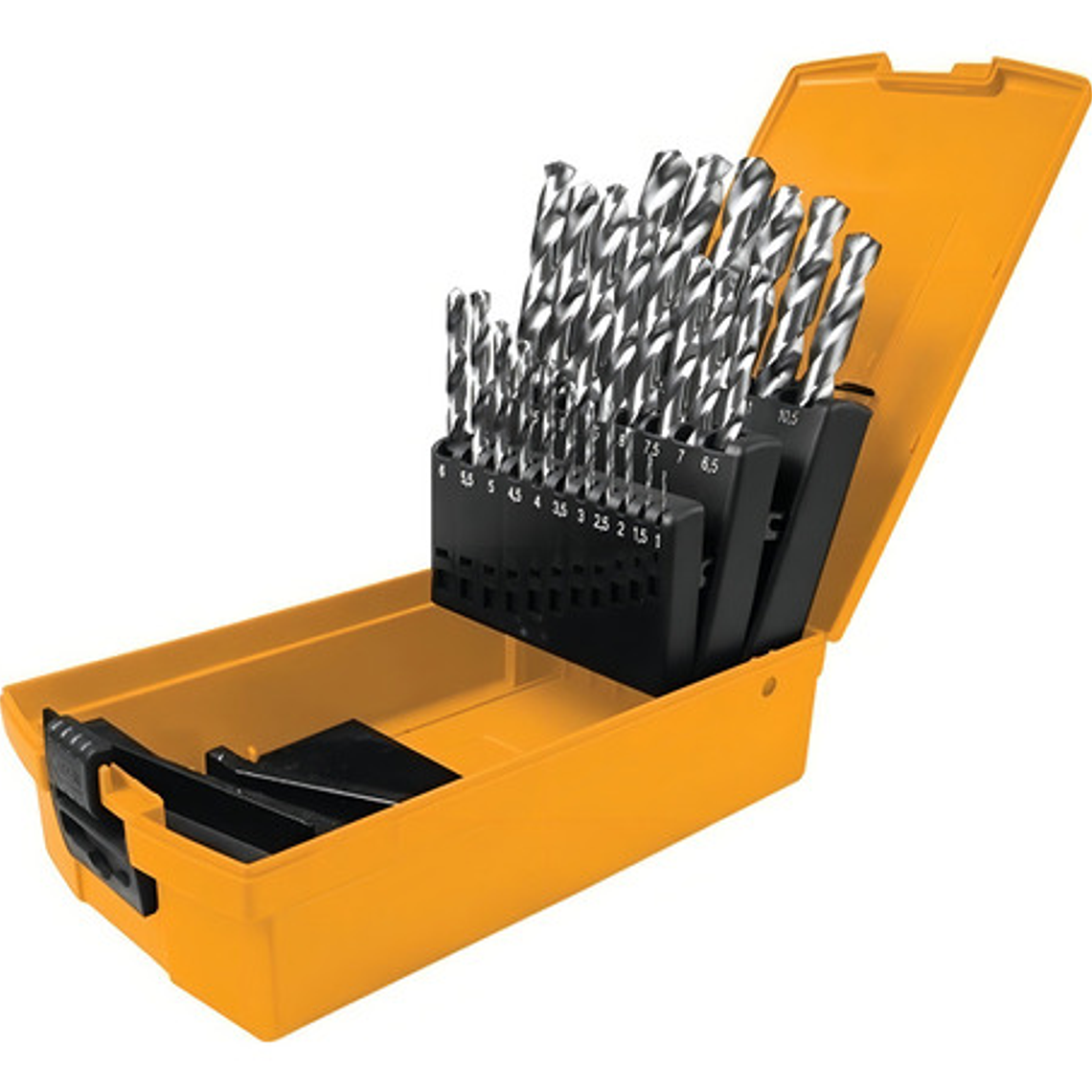 Set Brocas Hss M2 Ingco Industrial, 25 Pcs 1-13 Mm Ingco 1