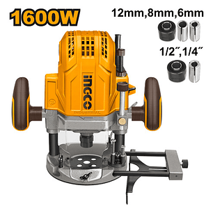 Router Fresadora Eléctrica Rebajadora Tupi 1600w 22000rpm Ingco