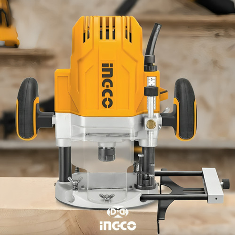 Router Fresadora Eléctrica Rebajadora Tupi 1600w 22000rpm Ingco 4