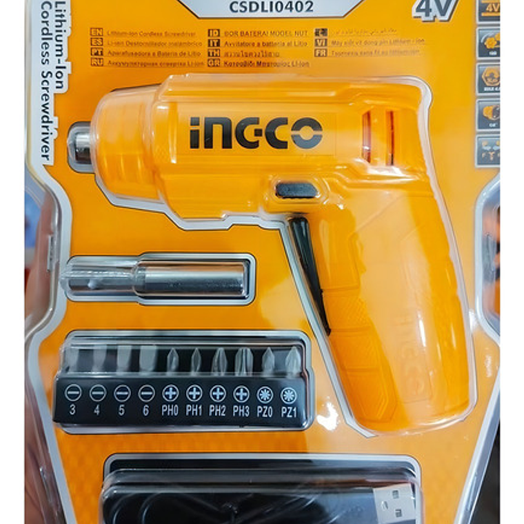 Atornillador Inalambrico 4v Ingco 2