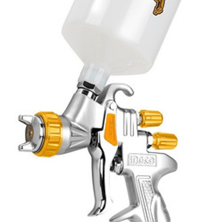 Pistola Para Pintar De Gravedad Lvmp Ingco 600 Ml Industrial 1