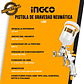 Pistola Para Pintar De Gravedad Lvmp Ingco 600 Ml Industrial - Miniatura 2