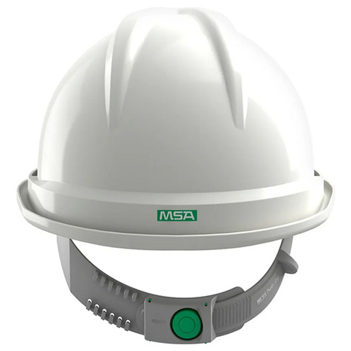 Casco V-gard Con Gorra Delantera Blanca Y Oveja Msa, Color Blanco 3