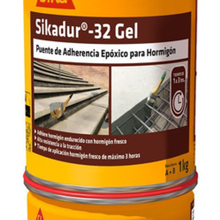 Sikadur-32 Gel Adhesivo Epóxico Estructural 1 Kg 1
