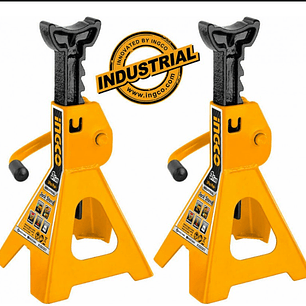 BANQUILLOS 3 TON ALTURA MAXIMA 38 CMS. JGO.2 PZAS INGCO