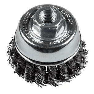 Grata Copa BT600W Ondulada  ACERO 100mm / M14