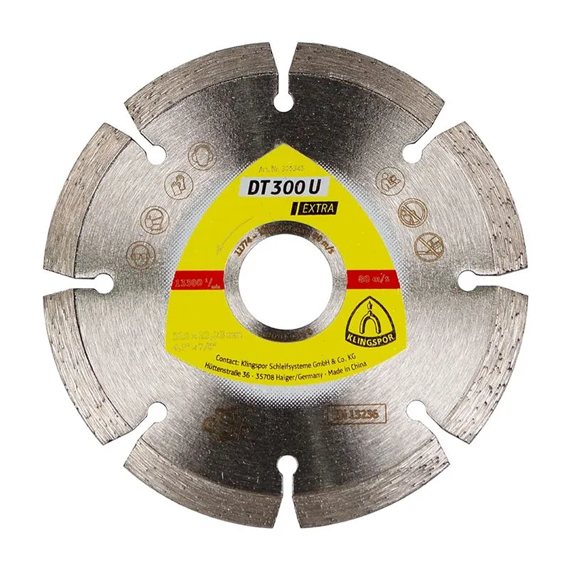 Disco Diamantado Segmentado  DT300U 115X1,6X22,23 1