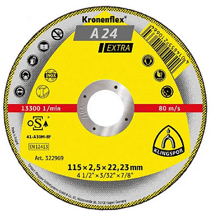 Disco Corte A24EXTRA 115X2,5X22,23 C.Plano