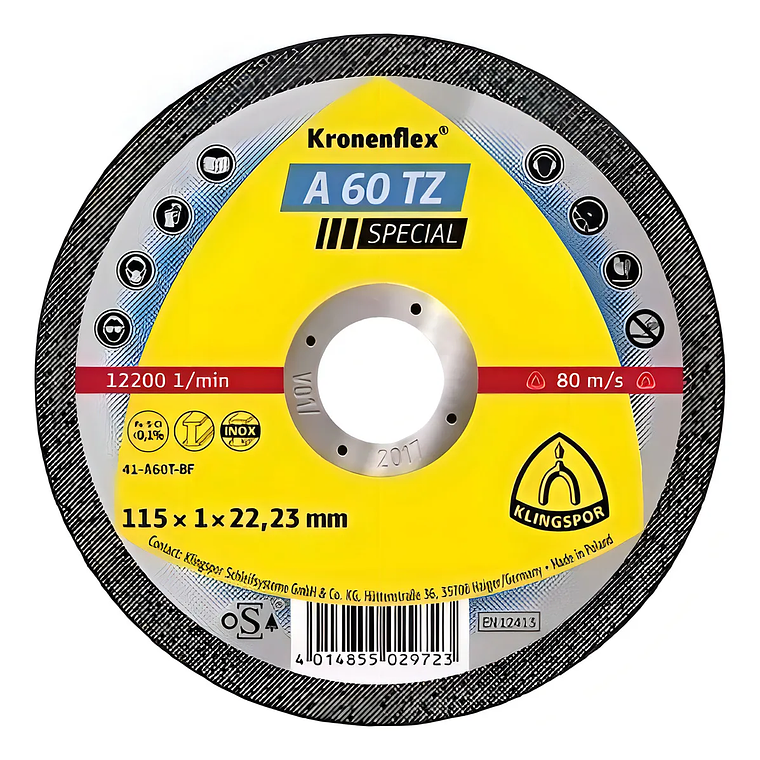 Disco Corte A60 EXTRA 115X1X22 C.Plano  1