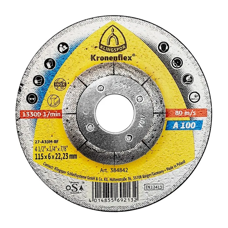 Disco Desbaste A100 115X6X22,23 1