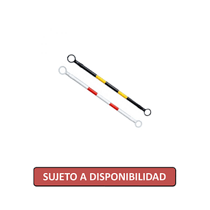 Barra conectora de conos extensible Amarillo - Negro