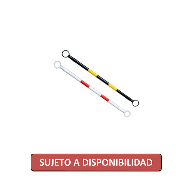 Barra conectora de conos extensible Amarillo - Negro 1