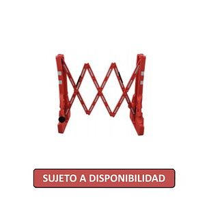 BARRERA EXTENSIBLE 2,1 MTS Roja