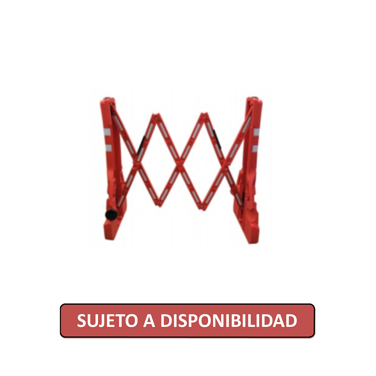 BARRERA EXTENSIBLE 2,1 MTS Roja 1