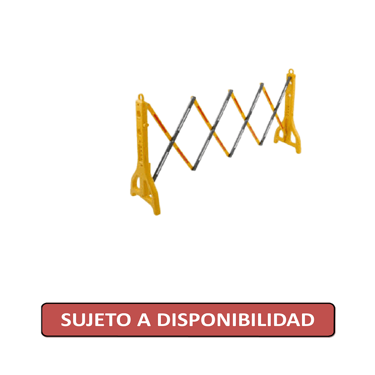 BARRERA EXTENSIBLE 2,5 MTS Amarilla 1
