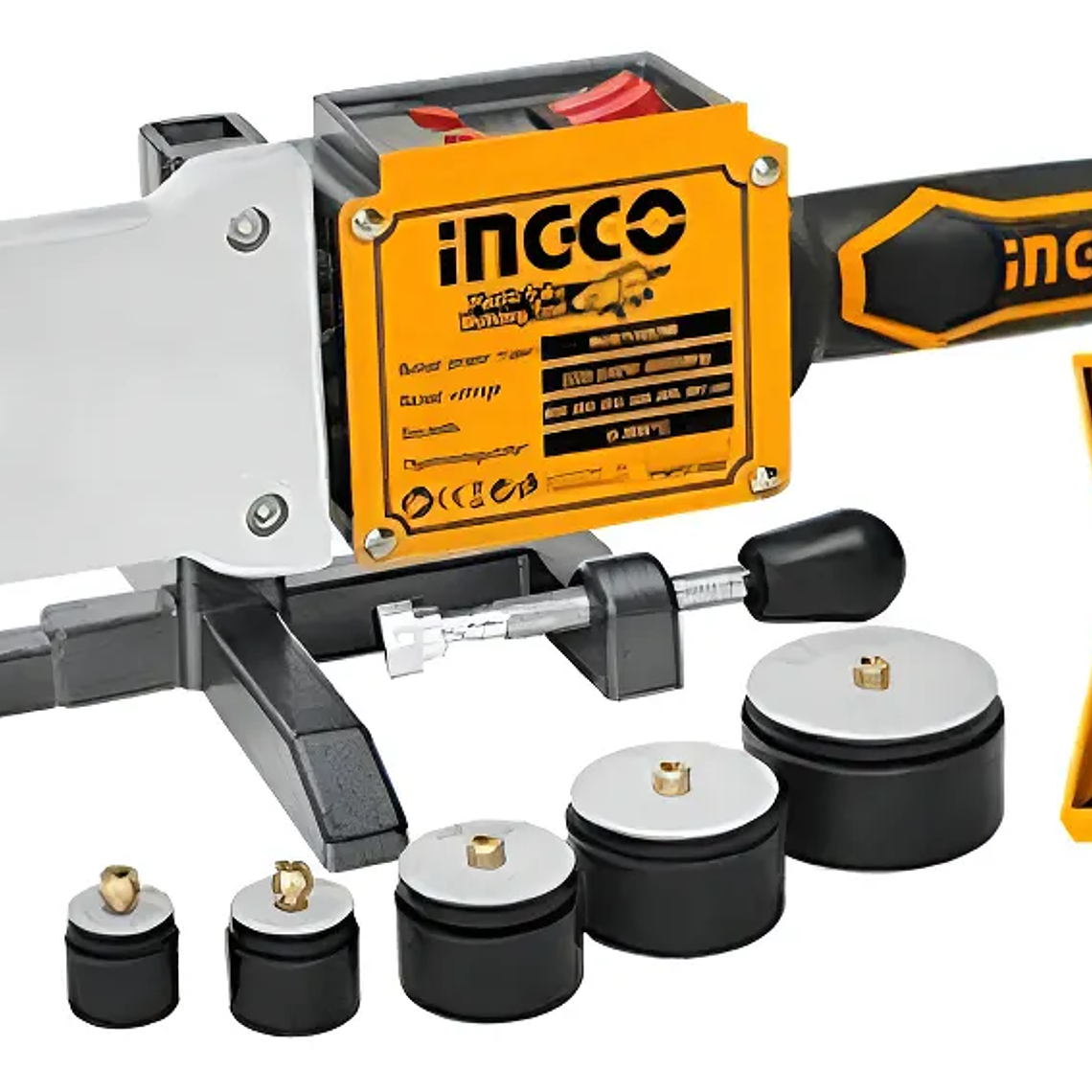 TERMOFUSORA 1.500 WATTS C/6 BOQUILLAS INGCO 1