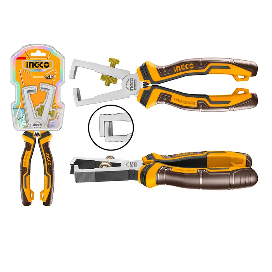 Alicate Pelacables Ingco Industrial 160mm/6