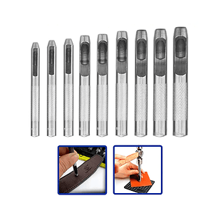 Set Wadfow Sacabocados 2.5-10mm 9 Piezas