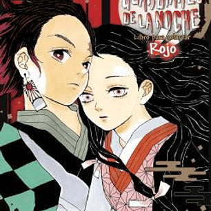 GUARDIANES DE LA NOCHE LIBRO PARA COLOREAR ROJO