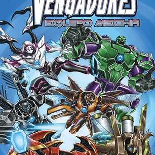 LOS VENGADORES EQUIPO MECHA CAZADORES DE MONSTRUOS