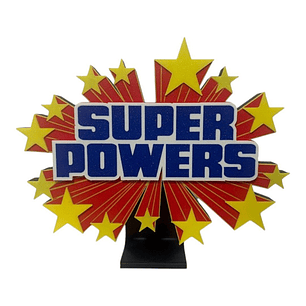 LOGO 3D SUPER POWERS
