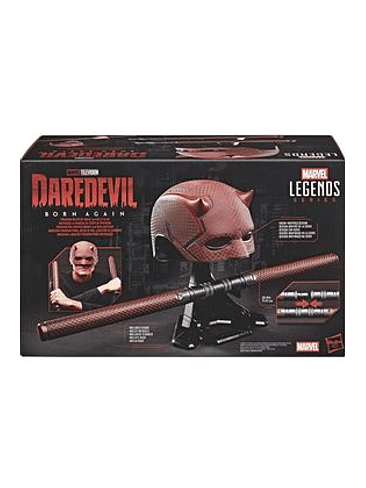 DAREDEVIL MÁSCARA & BASTÓN PREMIUM RÉPLICA 1:1 DAREDEVIL: BORN AGAIN MARVEL LEGENDS SERIES 1