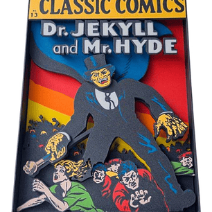 PORTADA CÓMIC 3D DOCTOR JEKYLL & MR HYDE