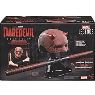 DAREDEVIL MÁSCARA & BASTÓN PREMIUM RÉPLICA 1:1 DAREDEVIL: BORN AGAIN MARVEL LEGENDS SERIES