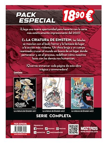 LA CRIATURA DE EINSTEIN PACK ESPECIAL 1