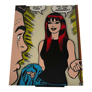 VIÑETA CÓMIC 3D SPIDER-MAN MARY JANE 