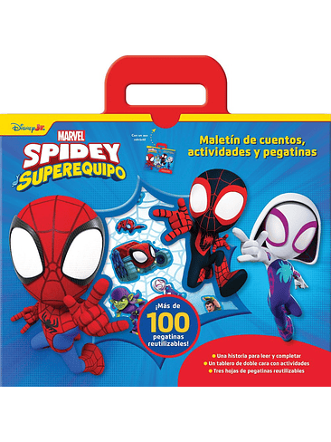 SPIDEY Y SU SUPEREQUIPO MALETIN DE CUENTOS ACTIVIDADES Y PEG 1