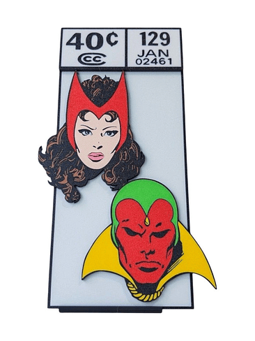 3D CORNER BOX 3D BRUJA ESCARLATA Y VISIÓN 1