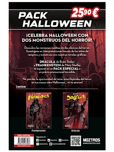 PACK HALLOWEEN DRACULA & FRANKENSTEIN 1