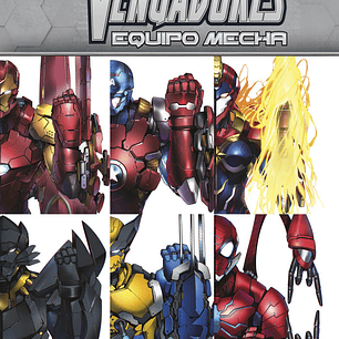 LOS VENGADORES EQUIPO MECHA TECH ON