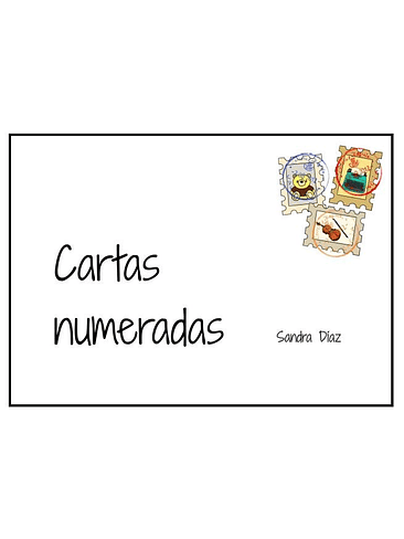 CARTAS NUMERADAS 1