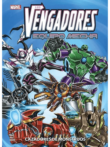 LOS VENGADORES EQUIPO MECHA CAZADORES DE MONSTRUOS 1
