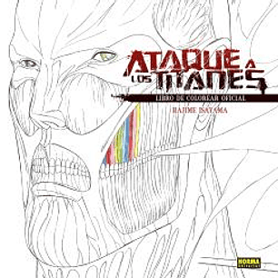 ATAQUE A LOS TITANES. LIBRO DE COLOREAR OFICIAL 02