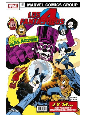 LOS 4 FANTASTICOS 06 (PORTADA ALTERNATIVA DISNEY FANTASTIC FOUR 173) 1