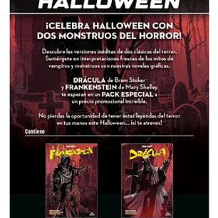 PACK HALLOWEEN DRACULA & FRANKENSTEIN