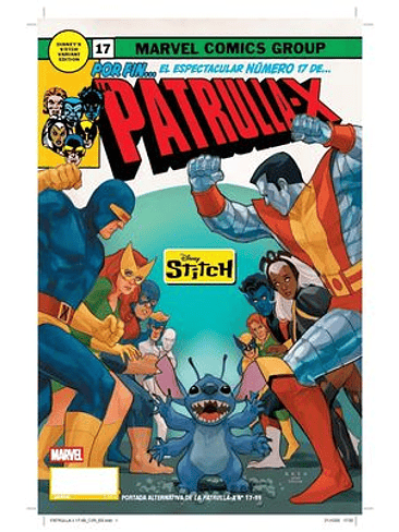PATRULLA-X (PORTADA ALTERNATIVA DISNEY SITCH) 17 1